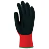 Mártott fekete latex piros textil kézháttal 9