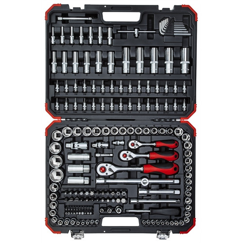 GedoreRed dugókulcs készlet 1/4"-3/8"-1/2" 172 részes R45603172