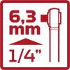 GedoreRed dugókulcs készlet 1/4"-3/8"-1/2" 172 részes R45603172