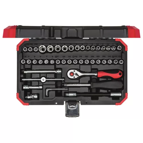 GedoreRed dugókulcs készlet 1/4" 4-14 mm 46 részes R49003046