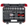 GedoreRed dugókulcs készlet 1/2" 10-32 mm 24 részes R69013024