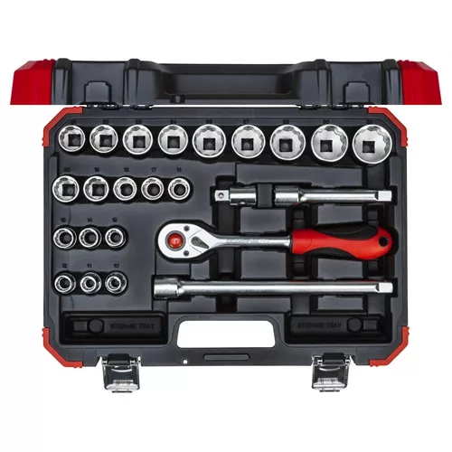 GedoreRed dugókulcs készlet 1/2" 10-32mm 24 részes R69013024