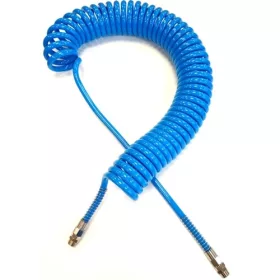Betta PU spiráltömlő 8/5mm kék 5m szerelt