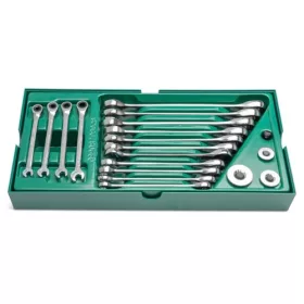   SATA racsnis csillag-villás készlet modul 5.5-19mm 19 részes