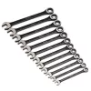 SATA racsnis csillag-villáskulcs készlet 8-19 mm 12 részes Black Edition