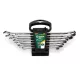 SATA X6 120 fogas univerzális racsnis csillag-villáskulcs készlet 8-19mm 7 részes