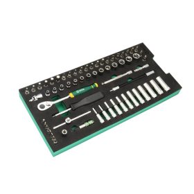 SATA dugókulcs készlet 1/4 66 részes szivacsmodulban