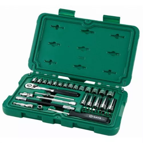 Sata dugókulcs készlet 1/4" 36 részes
