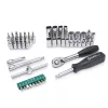 SATA dugókulcs készlet 1/4" 3.5-14mm 52 részes