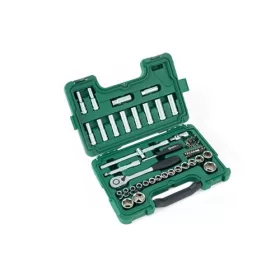 SATA dugókulcs készlet 1/2" 10-32mm 60 részes