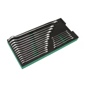   SATA csillag-villáskulcs készlet 5.5-27 mm 19 részes szivacsmodulban