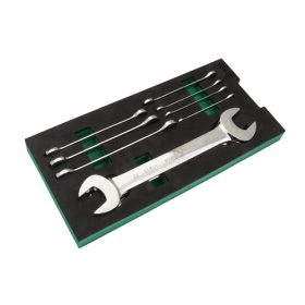   SATA villáskulcs készlet 6x7-30x32 mm 10 részes szivacsmodulban