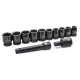 SATA gépi dugókulcs készlet 1/2" 10-24mm 12 részes
