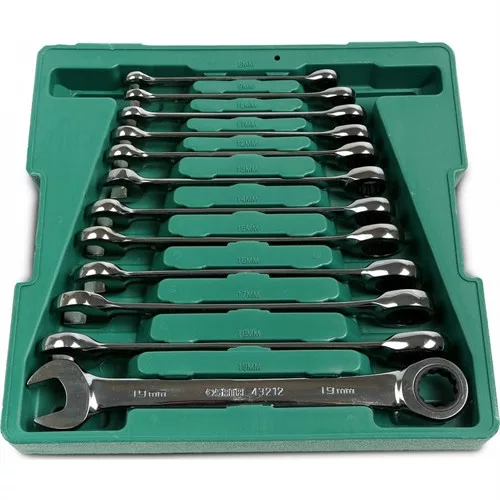 SATA racsnis csillag-villáskulcs készlet modul 8-19mm 12 részes