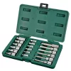 SATA imbusz dugókulcs készlet 1/4"-1/2" 18 részes (3-12 mm)