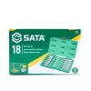 SATA imbusz dugókulcs készlet 1/4"-1/2" 18 részes (3-12 mm)