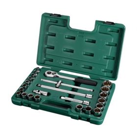   SATA dugókulcs készlet 1/2" 9-32mm 24 részes hatszög