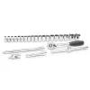 SATA dugókulcs készlet 1/2" 9-32mm 24 részes hatszög