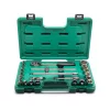 SATA dugókulcs készlet 1/2" 9-32mm 24 részes hatszög