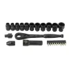 SATA X6 Pass-Thru univerzális dugókulcs készlet 8-19mm 24 részes