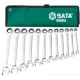SATA dupla racsnis csillag-villáskulcs készlet 8-19mm 12 részes