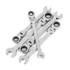 SATA csuklós racsnis csillag-villáskulcs készlet 10-14mm 5 részes