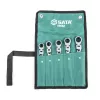 SATA csuklós racsnis csillag-villáskulcs készlet 10-14mm 5 részes