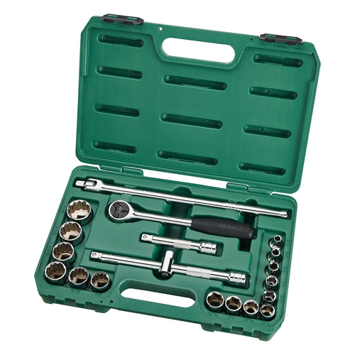 SATA dugókulcs készlet col 1/2" 20 részes 6-és 12-szög