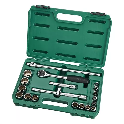 SATA dugókulcs készlet col 1/2" 20 részes 6-és 12-szög