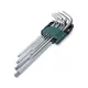 SATA imbuszkulcs készlet 9 részes 1.5-10mm, extra hosszú gömbvégű