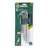 SATA imbuszkulcs készlet 9 részes 1.5-10mm, extra hosszú gömbvégű