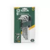 SATA imbuszkulcs készlet 9 részes 1.5-10mm, hosszú gömbvégű