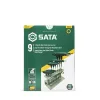 SATA T-nyelű imbuszkulcs készlet 9 részes 2-10mm, gömbvégű, állvánnyal