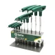SATA T-nyelű imbuszkulcs készlet 9 részes 2-10mm, állvánnyal