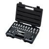 SATA átmenő dugókulcs készlet 1/4" és 3/8" 30 részes