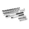 SATA átmenő dugókulcs készlet 1/4" és 3/8" 30 részes