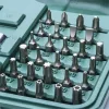 SATA bit- és dugókulcs készlet 1/4 60 részes