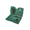 SATA dugókulcs készlet mm+col 1/4, 3/8 és 1/2" 150 részes 6-és 12-szög