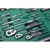 SATA dugókulcs készlet mm+col 1/4, 3/8 és 1/2" 150 részes 6-és 12-szög