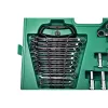 SATA dugókulcs készlet mm+col 1/4, 3/8 és 1/2" 150 részes 6-és 12-szög