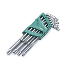   SATA torxkulcs készlet 9 részes T10-T50, extra hosszú furatos