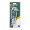 SATA torxkulcs készlet 9 részes T10-T50, extra hosszú furatos