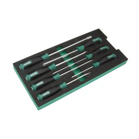   SATA üthető csavarhúzó készlet 7 részes szivacsmodulban