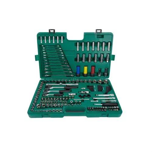 SATA szerszámkészlet 1/4", 3/8", 1/2" 190 részes