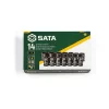 SATA gépi dugókulcs készlet 1/2" 14 részes (10-24mm)