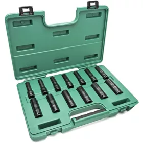   SATA gépi dugókulcs készlet, hosszított 1/2" 13 részes (10-24mm)