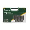 SATA gépi dugókulcs készlet, hosszított 1/2" 13 részes (10-24 mm)