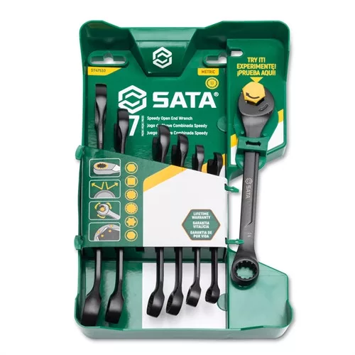 SATA X6 univerzális csillag-villáskulcs készlet 8-17mm 7 részes