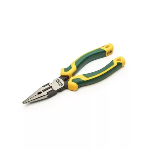 Sata erősített hosszúcsőrű fogó 150mm ComfortGrip nyéllel