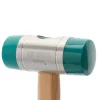 SATA kétfejes gumikalapács 45mm hickoryfa nyéllel